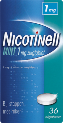 NICOTINELL ZUIGTABL.1MG MINT   36 ST